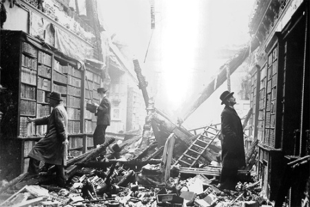london-library-after-raid