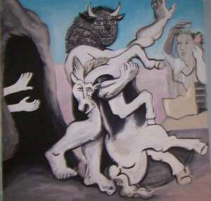 minotaur-after-print-by-picasso-abstract-acrylic-painting-canvas